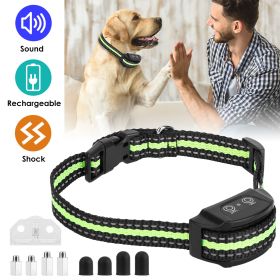 Anti-Bark Dog Collar IP67 Waterproof Beep Electric Shock